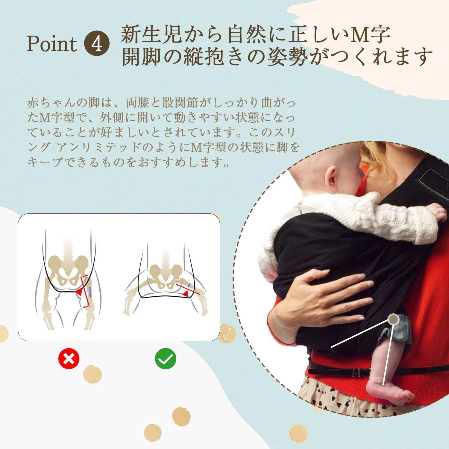 Amazon ベビースリング 新生児 赤ちゃん抱っこひも 純綿 携帯便利 使いやすい 軽量 通気性 パパママ兼用 鼠色 スリング ベビー マタニティ 通販