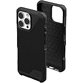 URBAN ARMOR GEAR UAG Designed for iPhone 16 Pro Max Case 6.9" Metropolis LT - Compatible with MagSafe Charging Rugged Shockproof Anti-Slip Military Grade Protective Cover, Kevlar Black