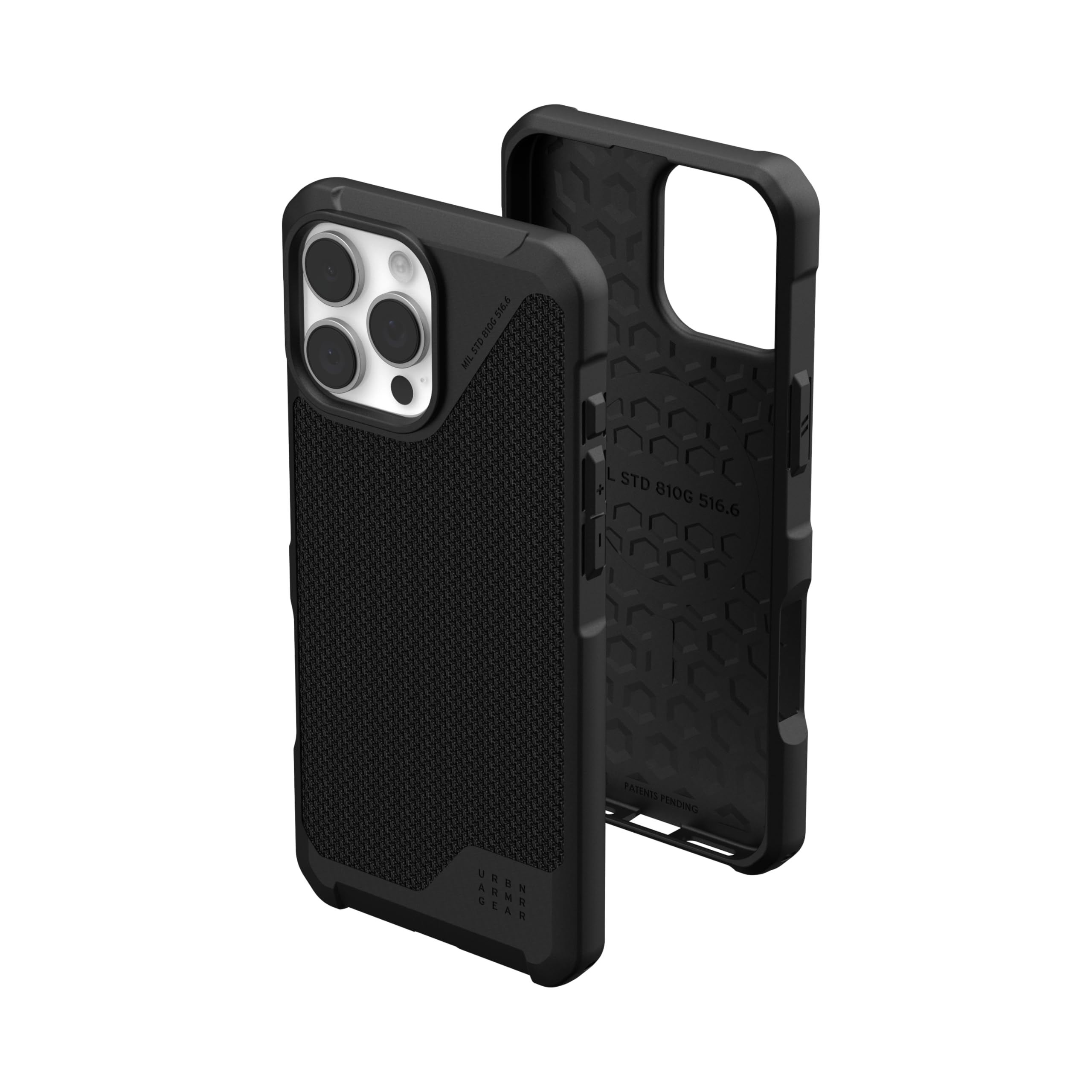 URBAN ARMOR GEAR UAG Designed for iPhone 16 Pro Max Case 6.9" Metropolis LT - Compatible with MagSafe Charging Rugged Shockproof Anti-Slip Military Grade Protective Cover, Kevlar Black