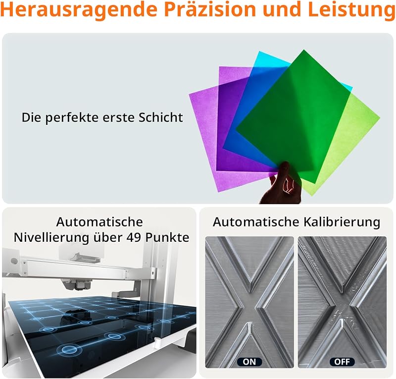Kobra 4 3D Drucker für Anfänger, Verbesserte Auto Nivellierung