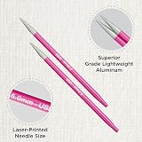 KnitPro Zing Interchangeable Circular Needles 5 Inch 5.00mm Purple Box view 2
