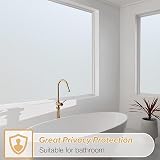rabbitgoo Window Film Privacy Frosted 60x200 cm Glass Door Anti UV Self Adhesive view 2