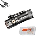 Fenix E18R V2.0 1200 Lumens EDC USB-C Rechargeable Flashlight with 2X ARB-L16 and a Lumentac Organizer