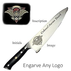 Tacit Logic Custom Chef Knife, Personalized chef