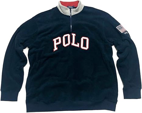 polo ralph lauren half zip polar fleece