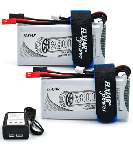 Amazon.com: Gens ace G-Tech 1800mAh 7.4V 45C 2S Lipo Battery with