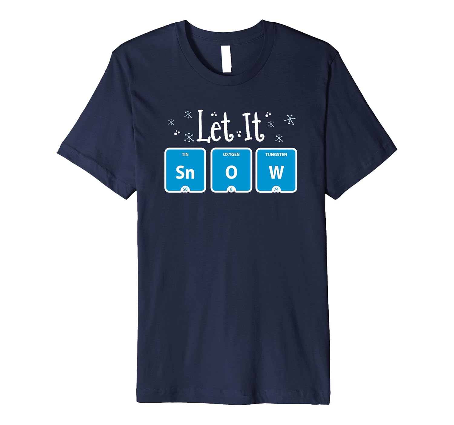 Periodic Table T-Shirt Christmas Let It Snow Shirt Xmas Tee-ANZ