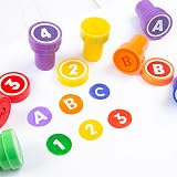 abeec Number Alphabet Stamps Set Self-Inking Kids Toddler Learning Craft Art 3+ view 4