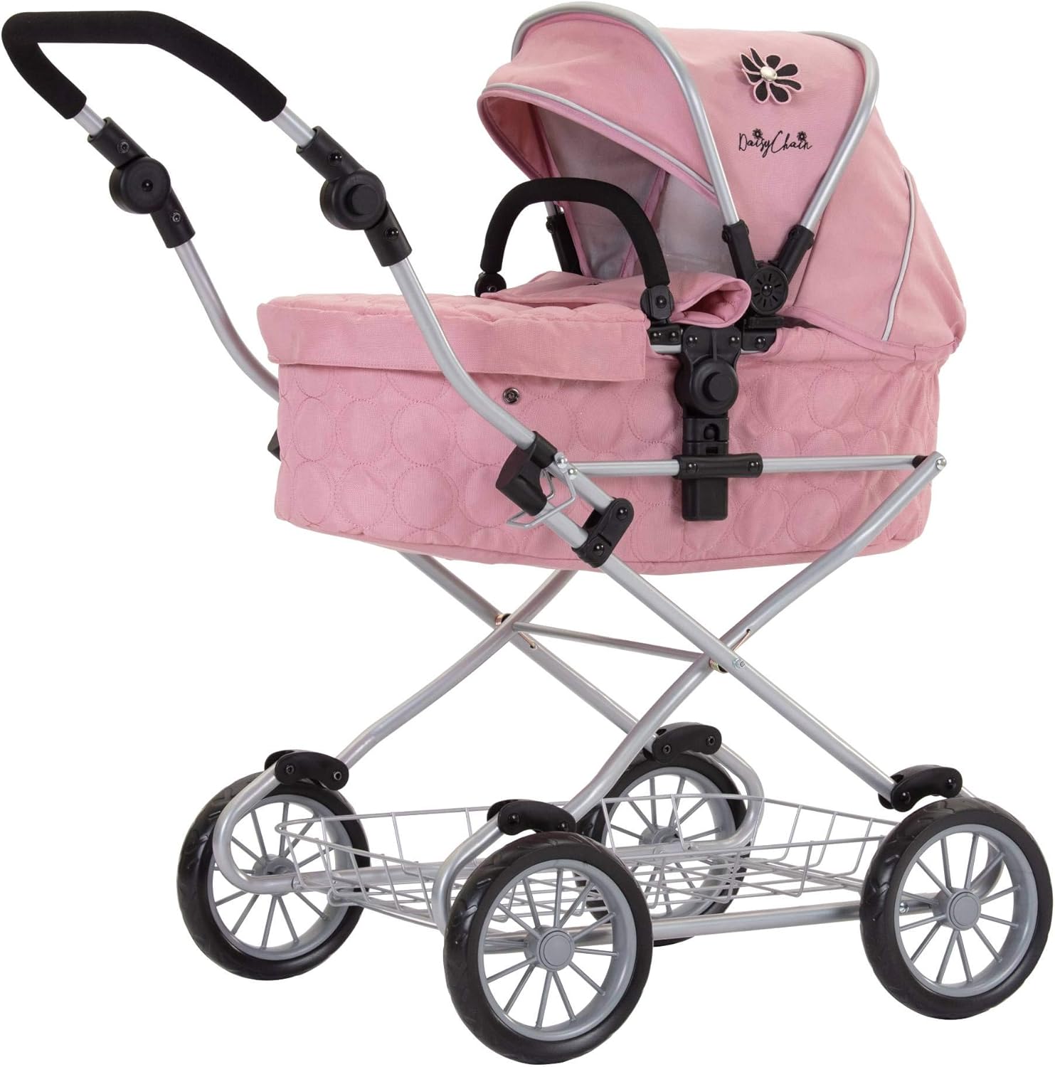 Energogas Gr Daisy Chain Landau Pour Poupees Travel System Destiny Recommande Pour Les Enfants De 5 A 9 Ans Tissu Classic Pink Jeux Et Jouets Poussettes Et Landaus