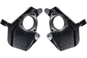 [Pair]Doiplent 2" DPT2508 Drop Lowering Spindles for 1999-2007 Chevrolet Silverado 1500/GMC Sierra 1500;2000-2006 Tahoe/Suburban/GMC Yukon XL 1500;02-06 Avalanche 1500/Cadillac Escalade 2WD/AWD/4WD