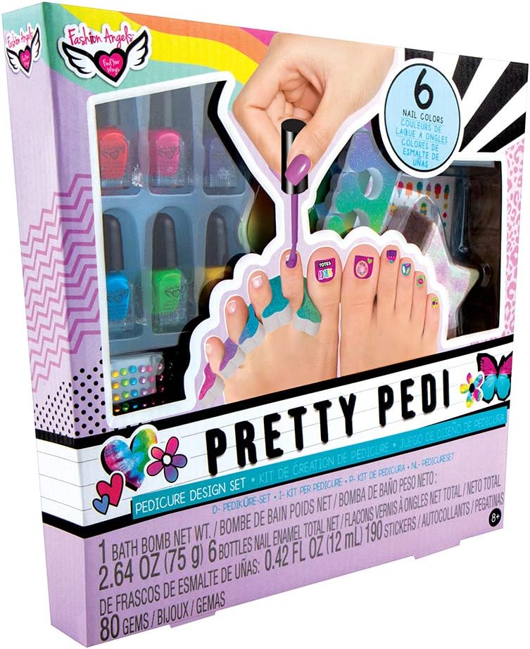 Fashion Angels Pretty Pedi Pedicure Set- Spa Gift Set For Girls: Toys & Games
