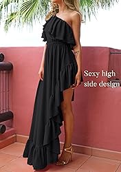 ZESICA Women's 2024 Summer Boho One Shoulder