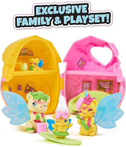 Hatchimals CollEGGtibles, Rainbow-Cation Family Hatchy Home