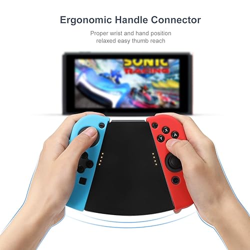 Hand Grips Connector for Nintendo Switch Joy Cons, Vivefox in
