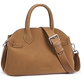 BOSTANTEN Satchel Purses for Women Trendy Slouchy Bags Vegan Leather Shoulder Bag Designer Purses with Adjustable Strap