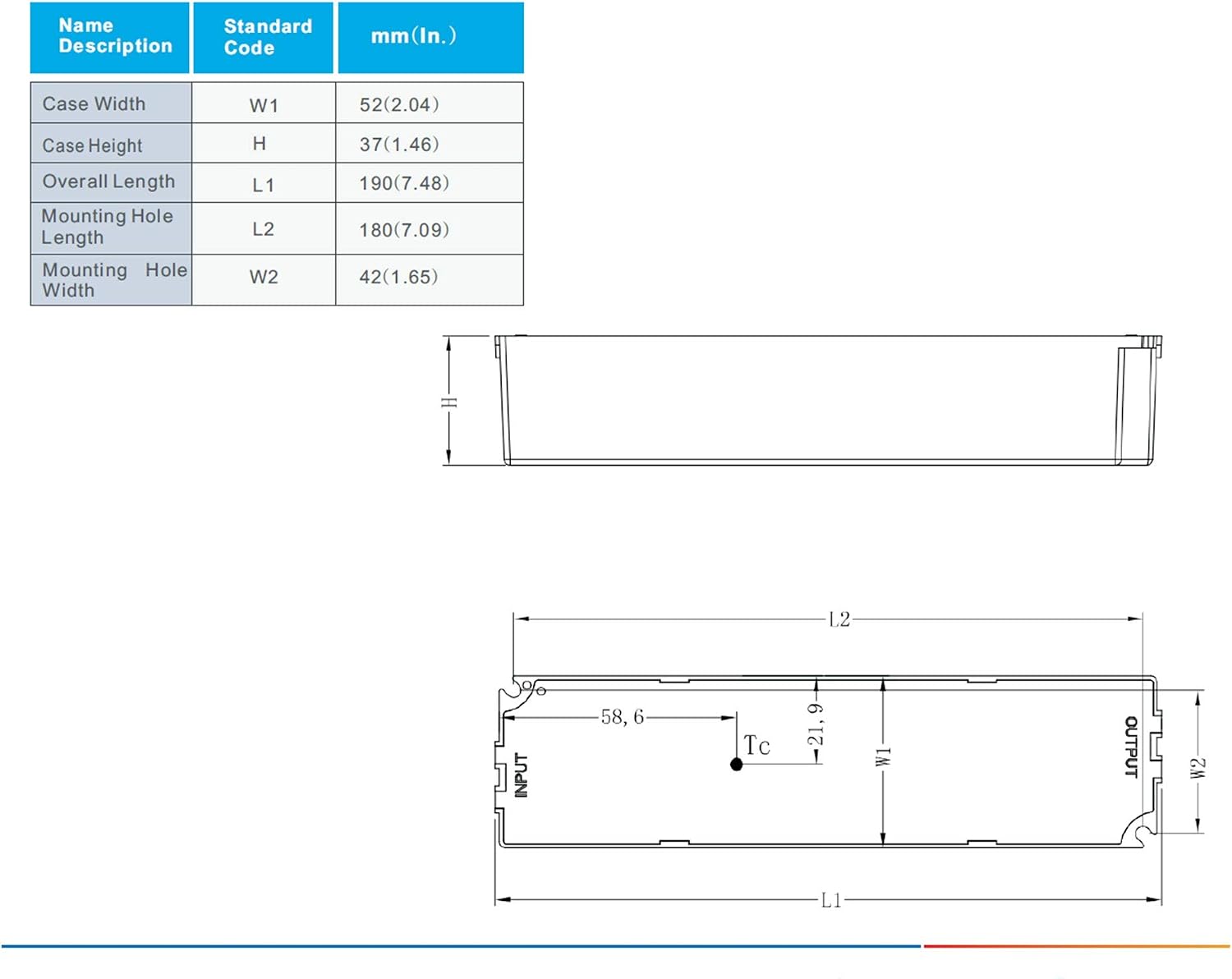 LIGHTEU®, Sosen Transformer LED Power Supply, 60W, 12V DC, 5A, IP65- Constant Voltage for LED Strip Lights and G4, MR11 - Image 3