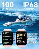 TOOBUR Smart Watch Women Alexa Built-in IP68 Waterproof 1.8" Fitness Tracker view 5
