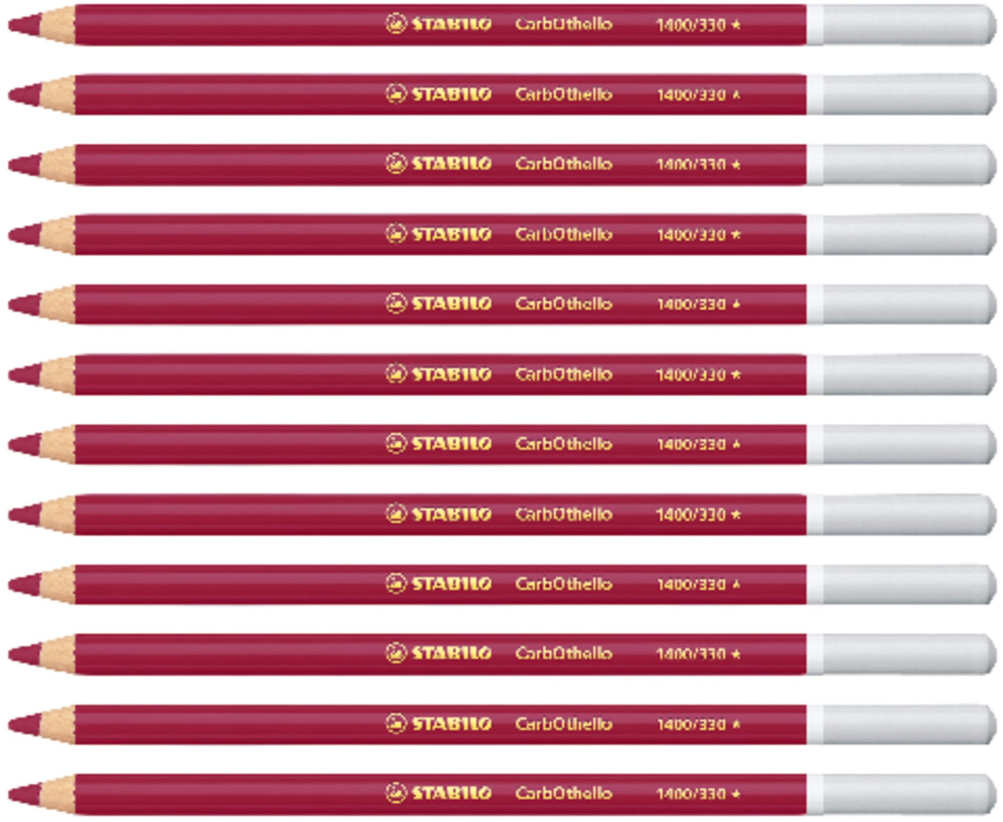 STABILO CarbOthello - Chalk-Pastel Pencil - Pack of 12 - Purple