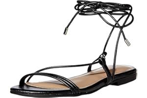 The Drop Women's Samantha Flat Strappy Lace-up Sandal