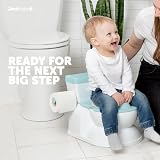 Jool Baby Real Feel Potty with Wipes Storage Transition Seat Aqua view 6