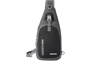 BOSTANTEN Sling Bag, Crossbody Backpack Shoulder Chest Bag for Men Women Travel Hiking Casual Daypack