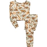 GAP Unisex Baby Toddler Long John Pajama Set