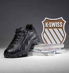 K-Swiss Men's ST329 CMF Sneaker, Black, 10 M