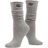 TCK NCAA College Slouch Socks Womens, Cozy, Lounge Scrunch Sock for Women