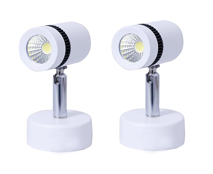 Glitz Led Spot Light Set Of 2, Warm White 3000K, 3 Watt
