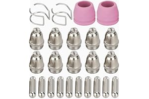 bestarc AG60P Plasma Cutter Consumables Cutting Torch Tip Nozzles Kit 24pcs For BTC500DP, BTC650DP
