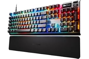 SteelSeries Apex Pro Gen 3 OmniPoint 3.0 HyperMagnetic Switches — Adjustable Actuation — Rapid Trigger — Game-Ready Presets — Protection Mode — Rapid Tap/SOCD — OLED — RGB — PBT Keycaps — USB-C