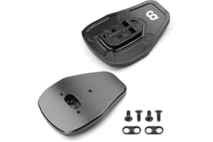 CyclingDeal Bicycle Shoes Cleats Adapters - for MTB Shoes to Use with Cleats of Road Bike Pedals - Compatible with Shimano SP