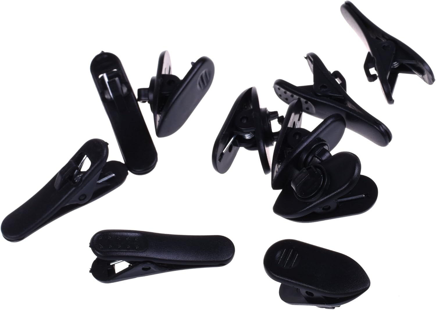 BCP Black Color 5pcs Cord Clip Holder+5pcs Rotate Mount