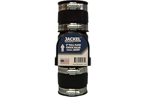 Jackel Sewage Check Valve (Model: 2GPFF) Black