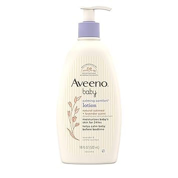 aveeno baby calming comfort lotion 18 oz