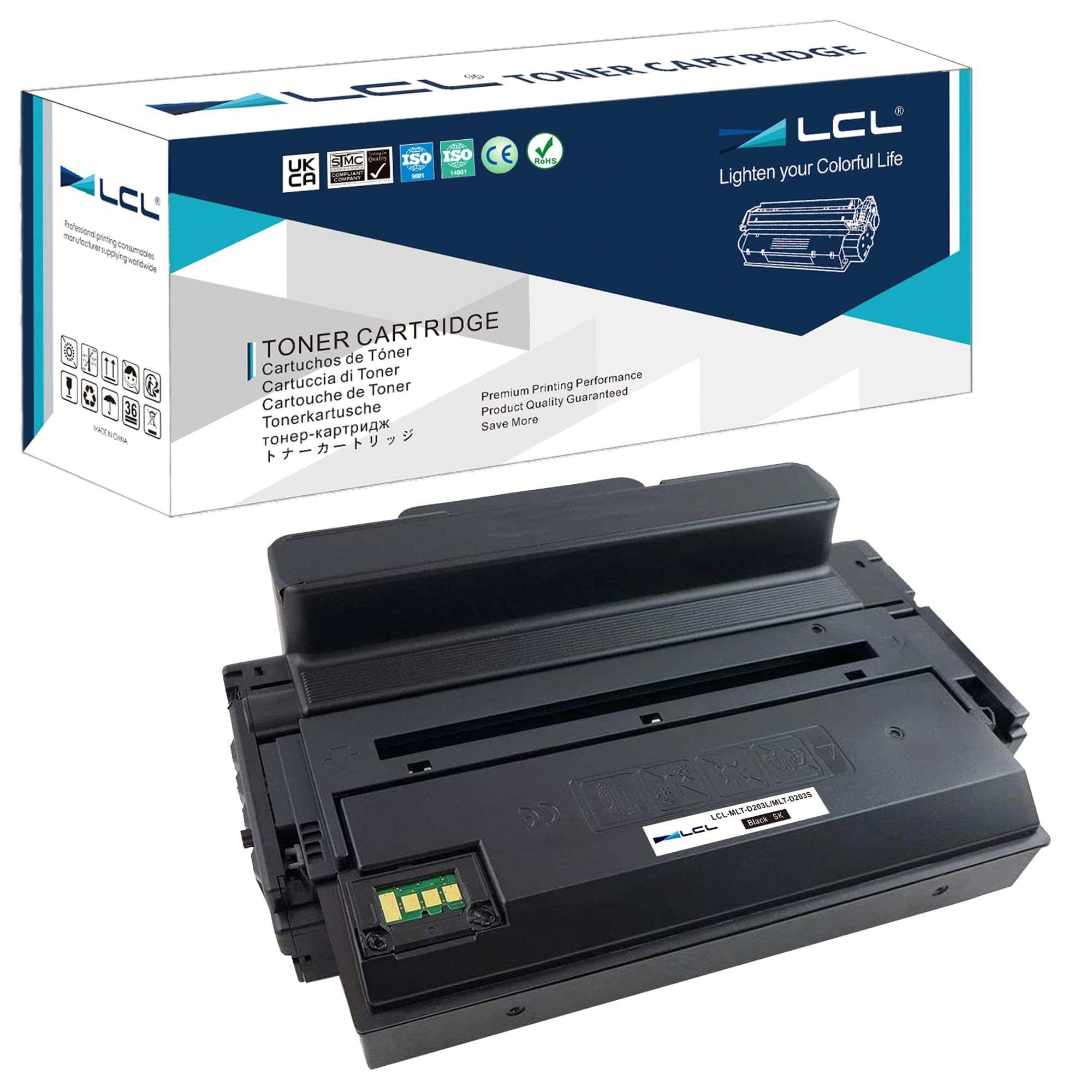 LCL Compatible Toner Cartridge SU897A MLT-D203L MLT-D203L ELS D203L 203L D203X MLT-D203X High Yield Replacement for Samsung ProXpress M4020D (1PK)