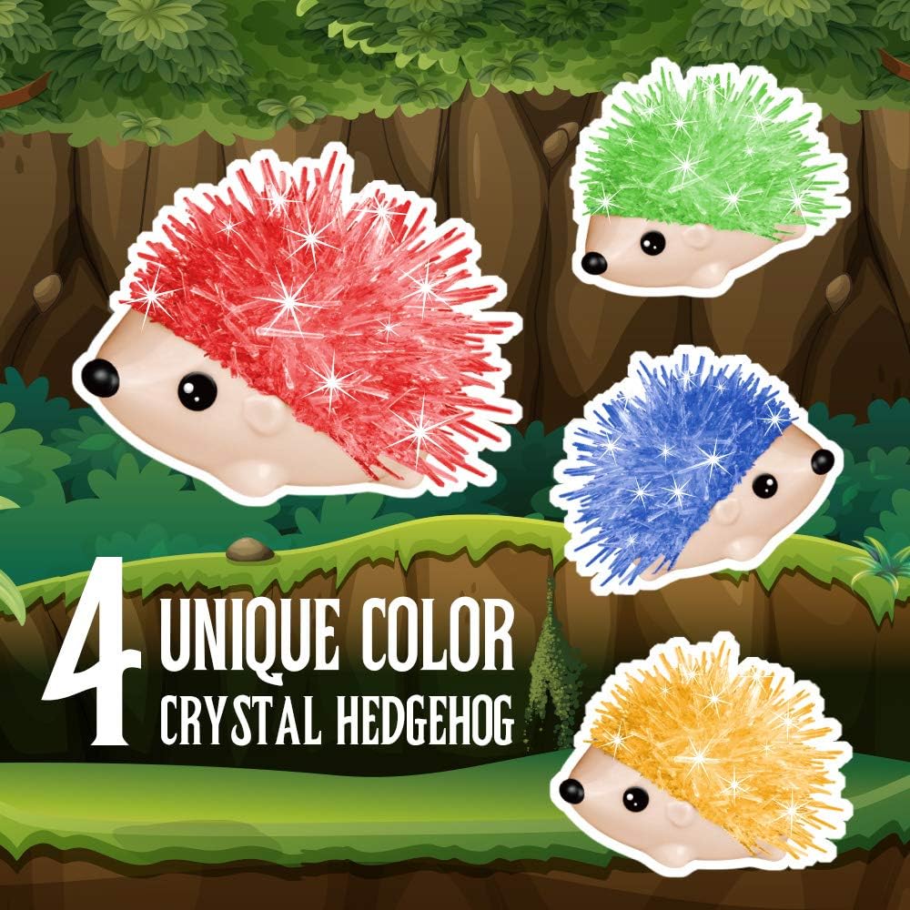 Hedgehog Crystal Growing Kit, Grow Your Own Crystals Science Experiments for Kids & Teens 8-12 Years - Image 5