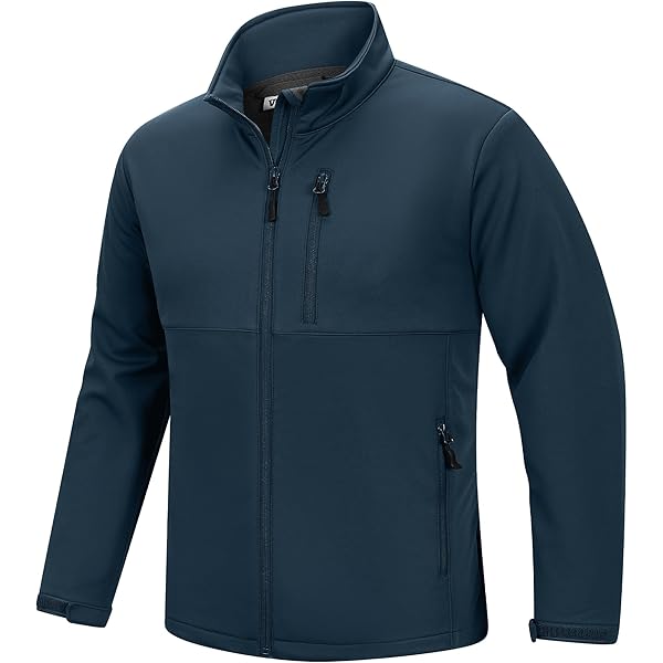 33,000ft Men's Lightweight Softshell Jacket Warm Fleece Lined