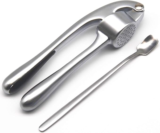 Garlic Press Crusher and Mincer Professional Heavy SoftHandled Premium