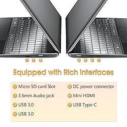 SGIN 15.6 Inch Laptop, 8GB DDR4 512GB SSD Laptops