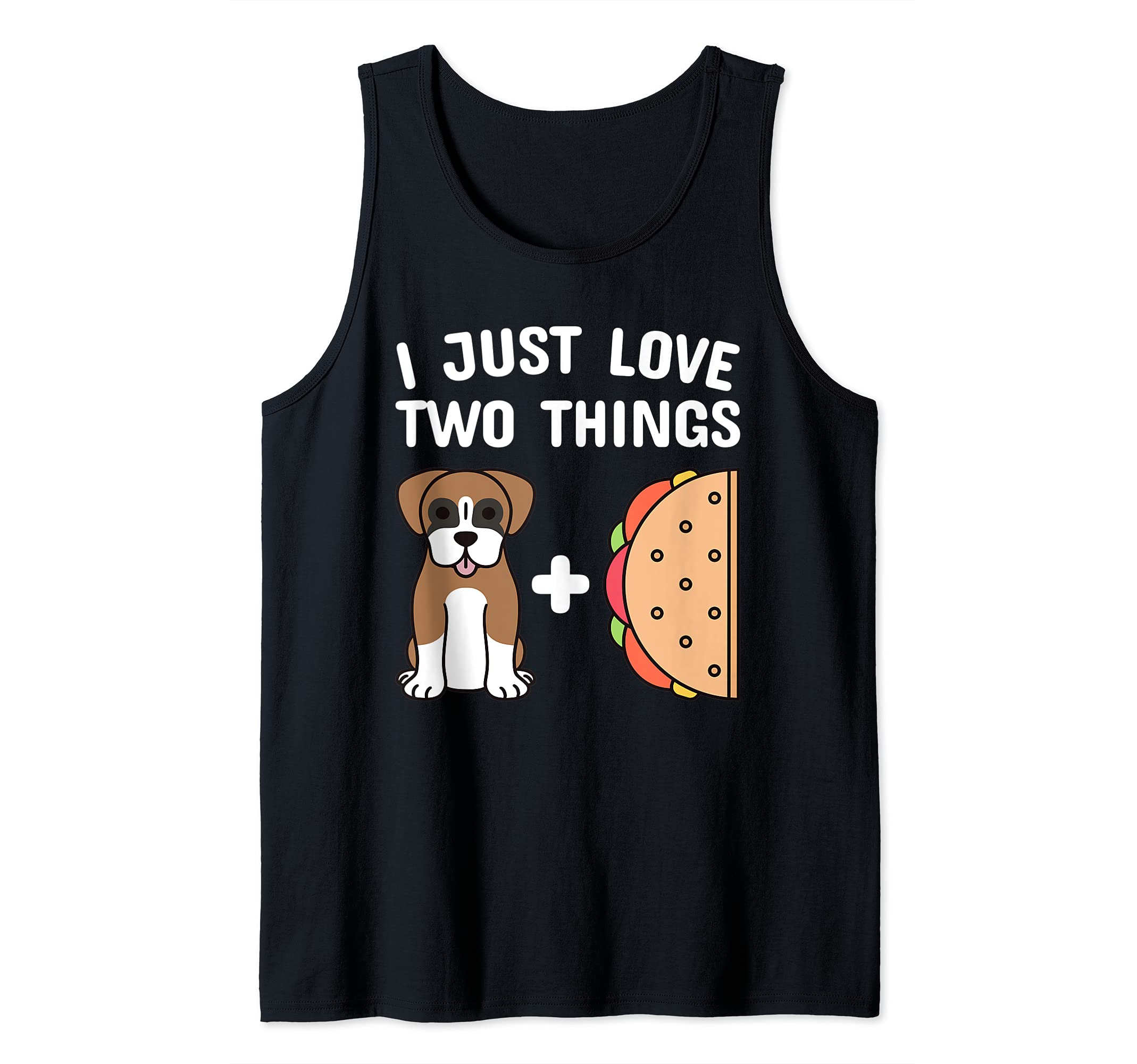 Tacos Boxer Dog Tank Top