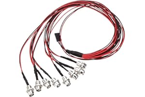 Hobbypower 8 LEDs LED Light Set Headlight Taillight for 1/10 RC Car Truck Crawler HSP Tamiya