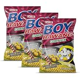 Boy Bawang Cornick, Barbeque - Crispy Tasty &amp; Gluten-Free Corn Nuts 3.54 ounces (100g), 3 Pack