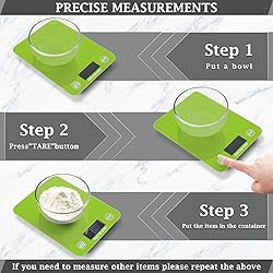UMIRIKO Olive Drab Kitchen Digital Scale Weight