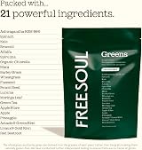 Free Soul Greens 21 Advanced Greens Superfoods Adaptogens 30 Servings UK Made view 4