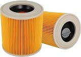 Gekufa Cartridge Filter for Karcher WD A Series 2 Pack 64145520 Compatible view 1