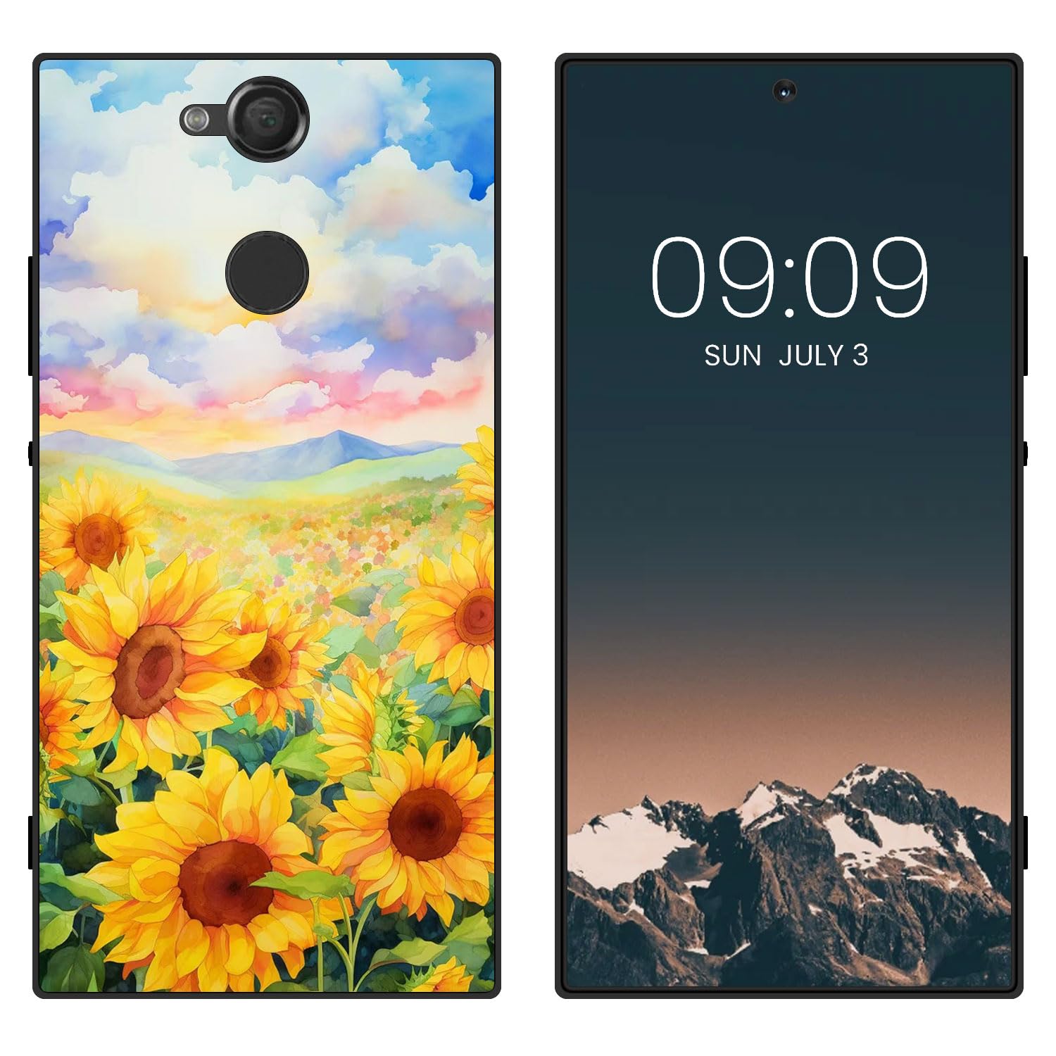WUACYEAMING for Sony Xperia XA2 Cute Case,Soft