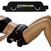 Hip Thrust Belt for Weights – Heavy-Duty Dumbbell, Plate & Kettlebell Hip Thrust Belt with Strap, Weight Belt for Hip Thrust & Glute Bridge Training | PRO-FIT LIVES