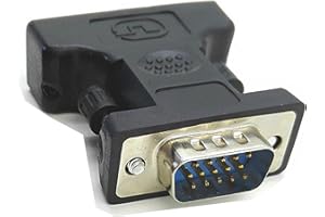 zdyCGTime DVI to VGA Cable Adapter - Black - F/M,DVI(24+5) to VGA(15pin) Cable Adapter - Black - F/M,