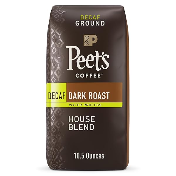 PEET’S COFFEE, DARK ROAST GROUND COFFEE – DECAF...